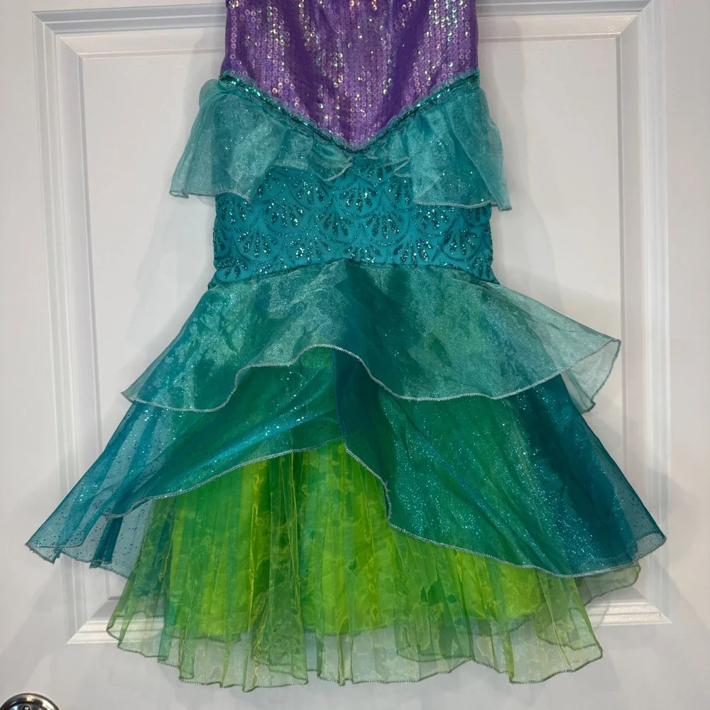 Disney‎ Castle Collection Ariel Little Mermaid Costume Dress Size 4